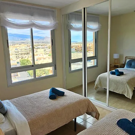 Sunny Ocean View With Large Rooftop Terrace & Pool Golf Del Sur 81 M2 Appartamento *