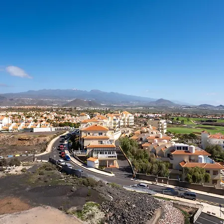 Sunny Ocean View With Large Rooftop Terrace & Pool Golf Del Sur 81 M2 * San Miguel de Abona